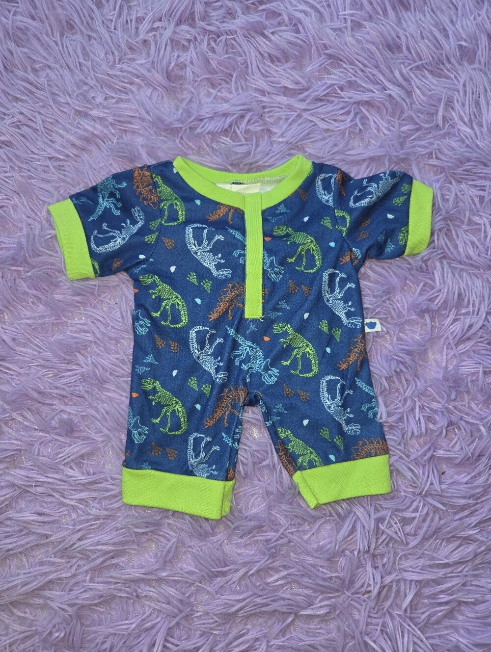 Build A Bear Dinosaur Sleeper Pajama Set